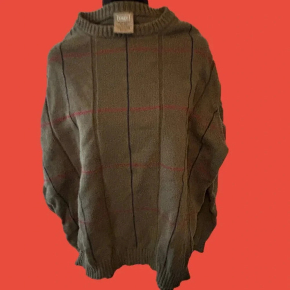 Haggar Crew neck Sweater, Men’s Size XL, long sleeve, textured, good condition